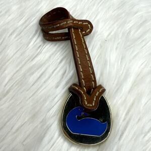 Vintage DOONEY & BOURKE y2k Blue Duck Brown Bag Charm